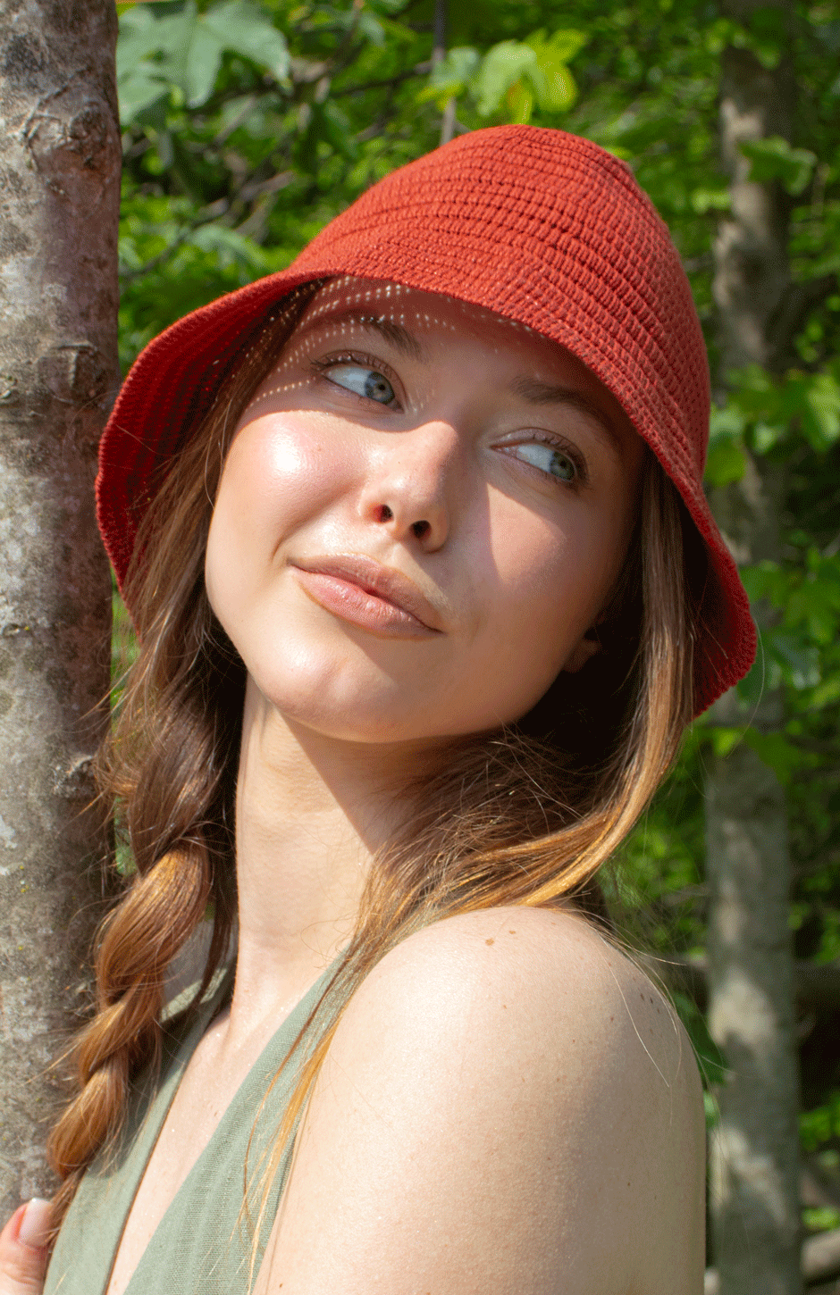 EZA BUCKET HAT TERRACOTA